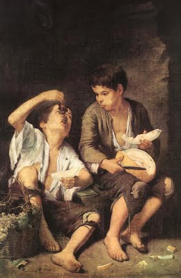 Bartolomé murillo (1617-1682) was the first spanish painter to become famous throughout Europe. Several of his early paintings feaured children from native Sevilla. 